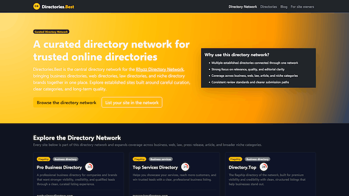 startuptile Directories.Best-Directories.Best is a curated hub that connects trusted online directories.