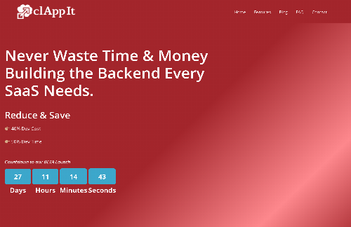 startuptile clAppIt-The Only Backend Your SaaS Needs!