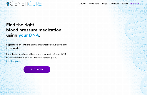 startuptile Use your DNA to recommend high blood pressure medications-