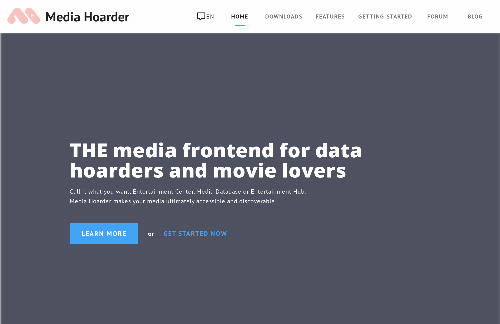 startuptile Media Hoarder – media front end for data hoarders and movie lovers-