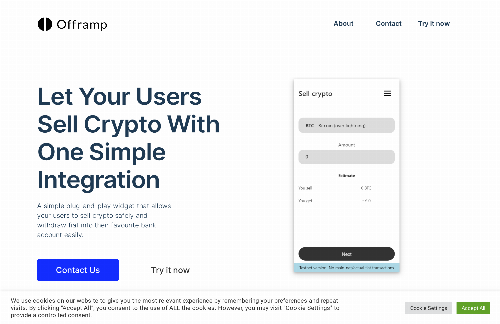 startuptile Offramp-A simple and instant crypto offramp solution.               