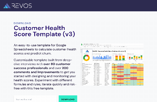 startuptile B2B SaaS Customer Health Score Template v3-