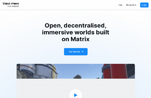 startuptile Third Room Tech Preview: open decentralised worlds built on Matrix-