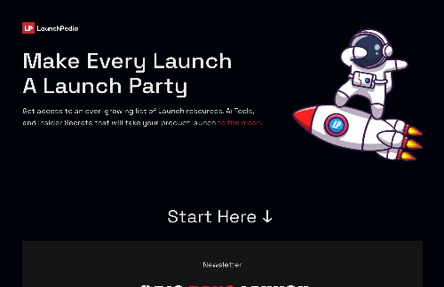 startuptile LaunchPedia-One stop solution for all your product launch needs.