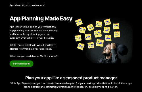 startuptile App Maker Verse-App idea planning software