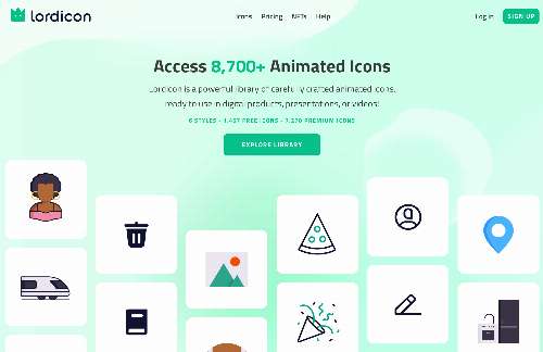 startuptile Lordicon-Animated Icon Library