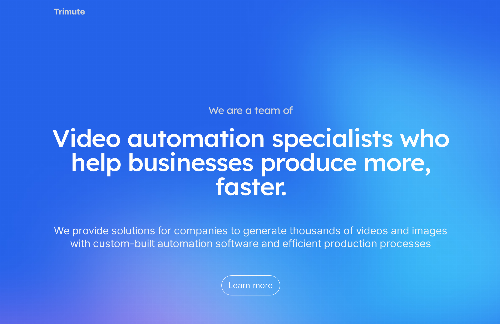 startuptile Trimute-Custom video automation solutions for businesses