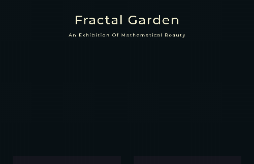 startuptile Fractal Garden – An Exhibition of Mathematical Beauty-