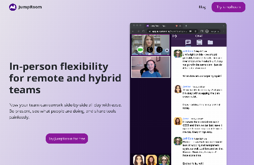 startuptile JumpRoom-Flexible Hybrid/Remote Co-working Platform