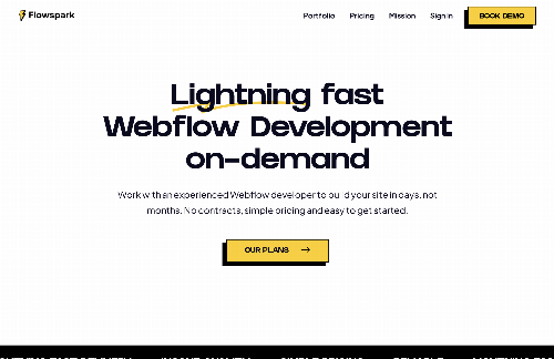 startuptile Flowspark-Lightning Fast Webflow Development made easy