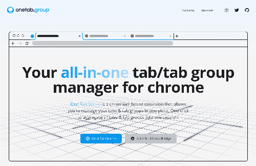 startuptile One Tab Group-Your all-in-one tab/tab group manager for Chrome