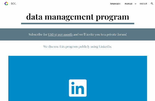 startuptile id-data management program