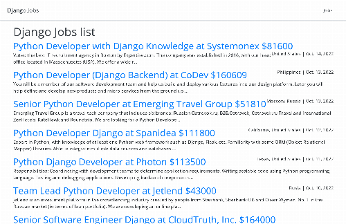 startuptile Django Jobs-Highest paying Django Jobs remote and onsite