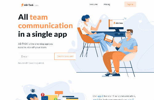 startuptile AB-TASK-Team communication and task management