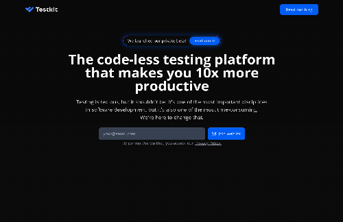 startuptile I created a tool to test web applications without any code-