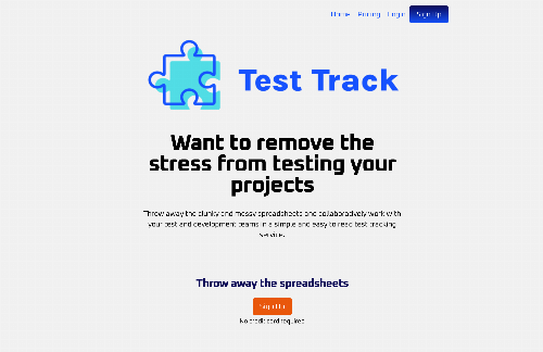 startuptile Test Track-Throw away messy spreadsheets for test planning and tracking