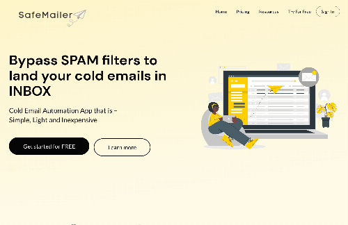 startuptile SafeMailer-Cold email automation with Gmail + Google Drive