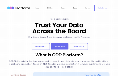 startuptile Open source data discovery and observability platform-