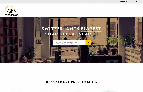 startuptile Weegee-Shared flat search for Switzerland