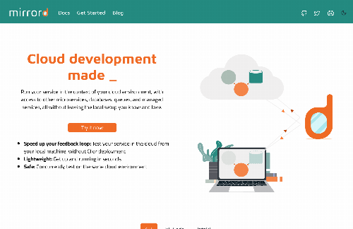 startuptile mirrord – run your local code in the context of your cloud environment-