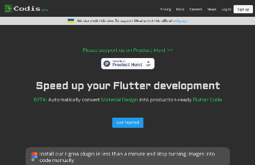 startuptile Codis-Convert Figma Design into Flutter code