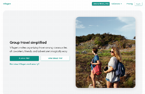 startuptile Villagers – A group travel app-