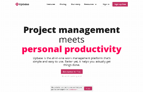 startuptile Upbase-All-in-one project management