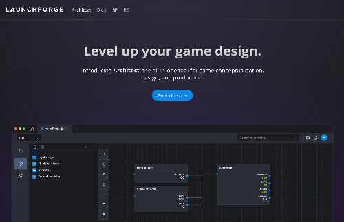 startuptile Launchforge-Game design and development tools