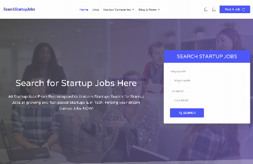 startuptile Search Startup Jobs-All Startup jobs in one place. From Bootstrapped to Unicorn