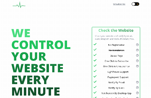 startuptile checkthe.website-Simple and Free Uptime Monitoring Tool