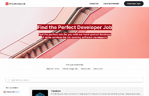 startuptile Perfect Developer Job-Looking for unique developer roles? Find them here!