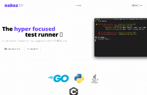 startuptile Hypertest - A test runner for developers with ADHD-