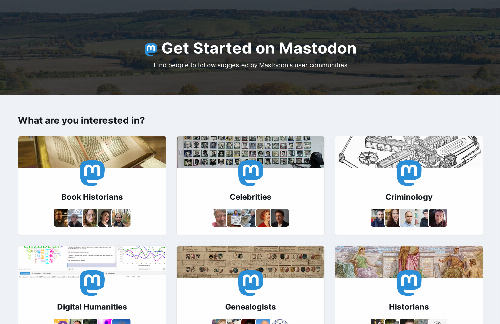 startuptile Getstarted.social – Easy-to use follow suggestions for Mastodon-