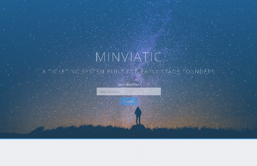 startuptile Minviatic-A ticketing system built for early stage founders