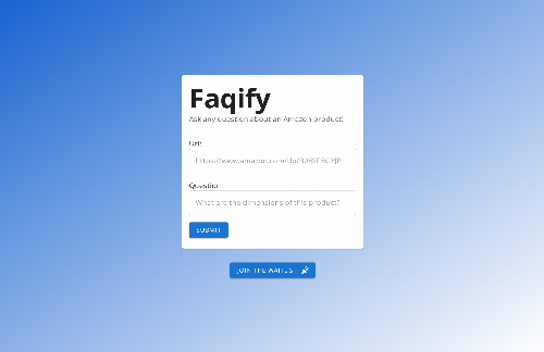 startuptile FAQify – Algolia for FAQs using GPT-3-