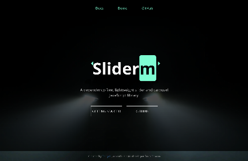 startuptile Sliderm – A Dependency-Free JavaScript Slider-
