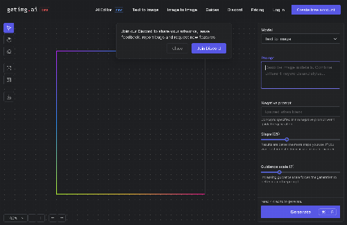 startuptile Stable Diffusion based graphics editor-
