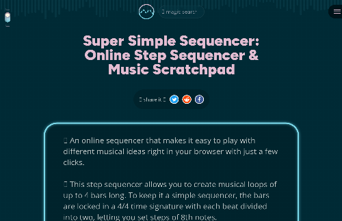 startuptile A Simple Online Step Sequencer-