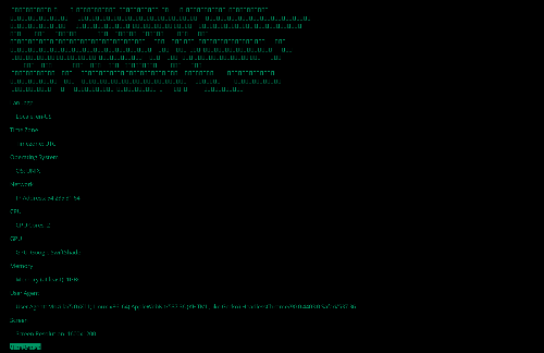 startuptile SysInfo – Attempt at showing sysinfo in the browser-