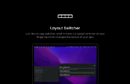 startuptile Layout Switcher for macOS-Change the layout of the window 