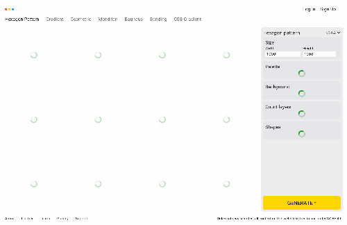 startuptile Hexagon Pattern Generator-