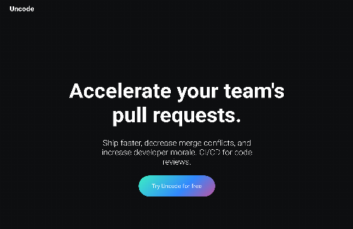 startuptile Uncode-Code review for the modern age