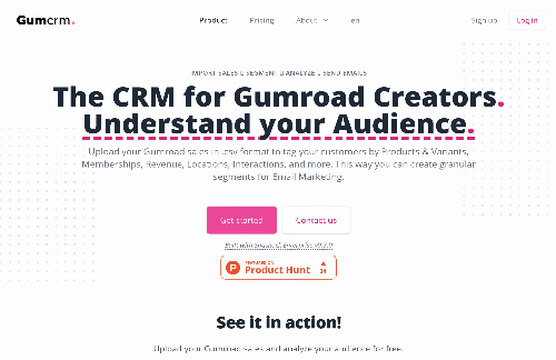 startuptile Gumcrm-The CRM for Gumroad Creators