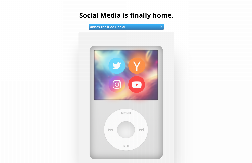 startuptile Browse HN on an iPod Classic-