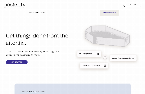 startuptile Posterity Automations – Get things done from the afterlife-