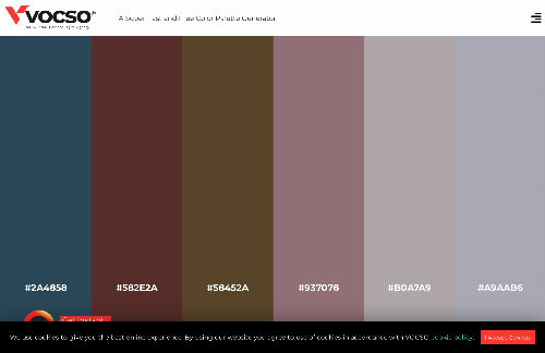 startuptile VOCSO Color Palette Generator -A Super-Fast and Free Color Palette Generator