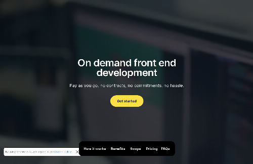 startuptile Devpainless-Front-end on demand.