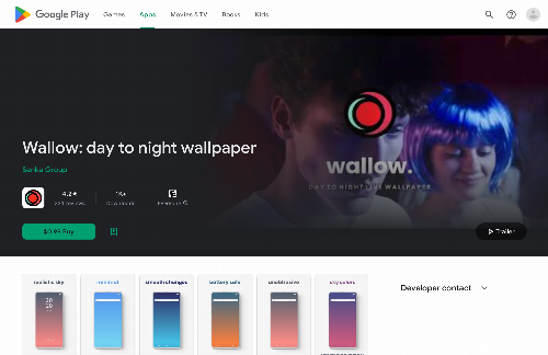 startuptile Wallow-Wallpaper that changes with the time of day