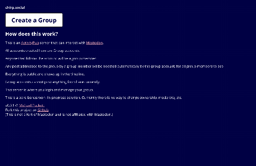 startuptile Create Groups for Mastodon-