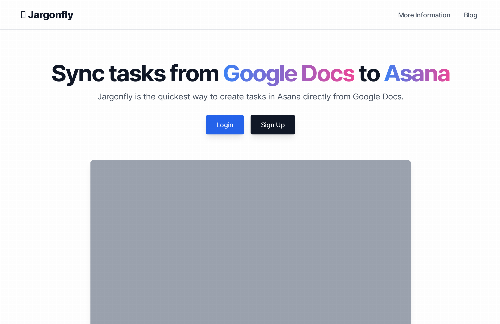 startuptile Jargonfly-Asana task creation from Google Docs